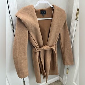 Coat with hood